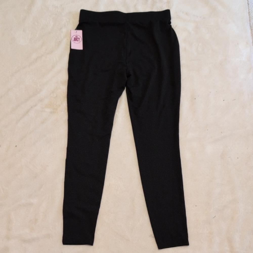 Juicy CoutureWoman's Black Leggings Size Large NWT